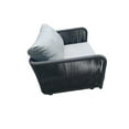 thumbnail image 2 of Cancun Aluminum Club Chair with Dark Gray Rope in Silver Cushion, 2 of 7