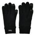 thumbnail image 2 of Bruceriver Men's Touchscreen Wool Gloves, Fleece Lined, Black, S/M, 2 of 6