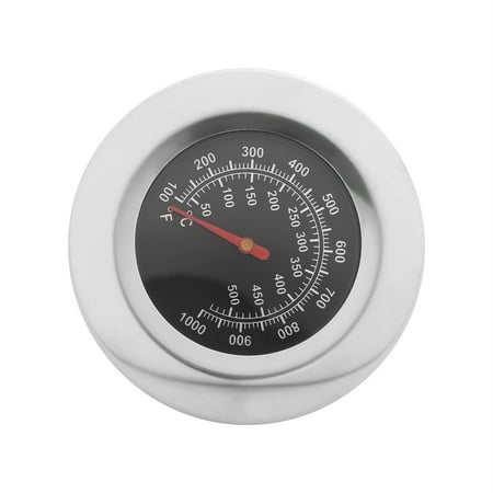 

Dia 3 inch Degrees Celsius/Fahrenheit 50~500Degrees Celsius Roast Barbecue BBQ Pit Smoker Grill Thermometer Temp Gauge