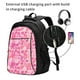 thumbnail image 2 of Fotbe Love Mochila con Estampado y Puerto USB para Hombre y Mujer, Mochila Antirrobo, Mochila de Viaje, Mochila Escolar, Mochila Universitaria, 2 of 7