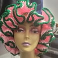 thumbnail image 6 of Handmade Knit Bucket Hat for Woman Weaving Ruffled Brim Bucket Hat Adult Teens Winter Cycling Fisherman Hat, 6 of 8