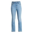 thumbnail image 5 of No Boundaries Stretch Denim Bootcut Jeans, 32" Inseam, Women's and Plus Sizes 00-28W, 5 of 5