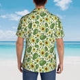 thumbnail image 5 of The National Flag of Haiti Mens Hawaiian Shirt Short Sleeve Casual Button Up Tropical Summer Beach Shirt, 5 of 9
