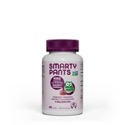SmartyPants Unisex Kids Prebiotic & Probiotic Immunity & Digestive Health Gummy Vitamins - Grape - 60 Ct
