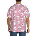 thumbnail image 3 of Sikiie Cute Cat Men's Wrinkle Free Untucked Cuban Shirt Business Casual Button Down Shirts Short Sleeve ShirtMedium, 3 of 5
