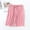 Pink, variant on Kilaqueen Cotton Lounge Shorts for Women Casual Solid Color Drawstring Waist Sleep Shorts Stretchy Wide Leg Comfortable Pocketed Pj Bottoms