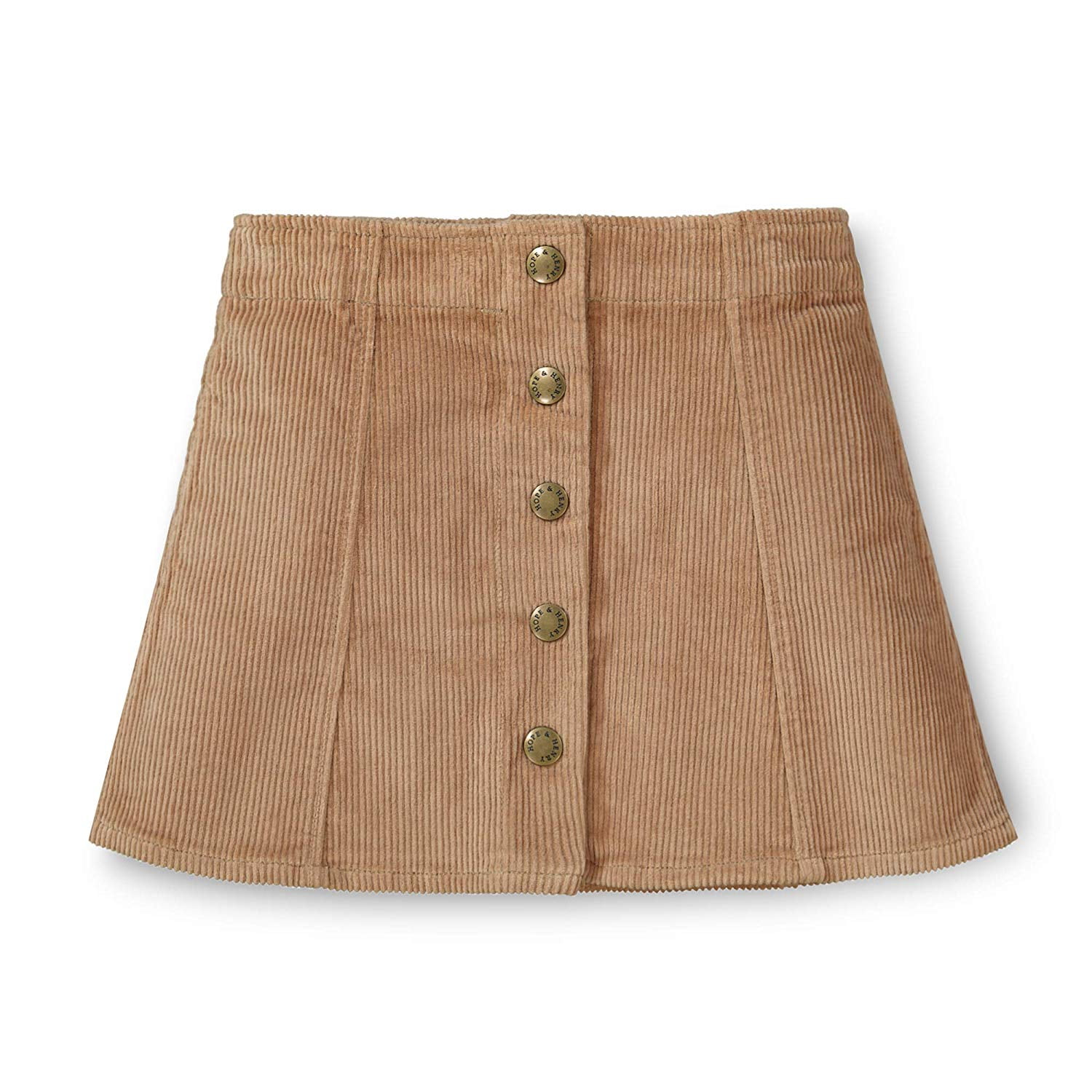 Hope & Henry Girls Pleated Skirt with Buckle Detail 