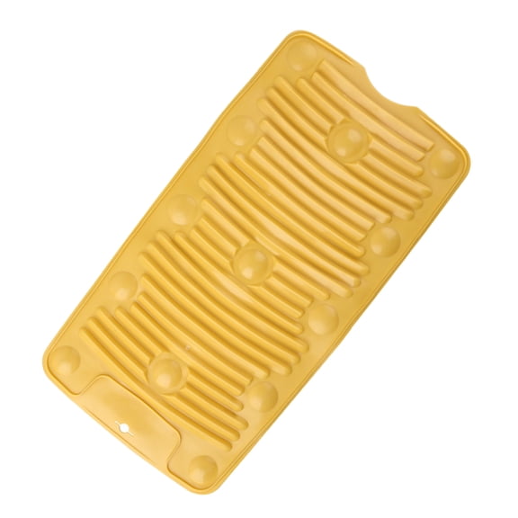Masteelf Foldable Washboard with Cup Nonslip Silicone Laundry Mat for Hand Washing Clothes, Pants, Underwear, and Socks