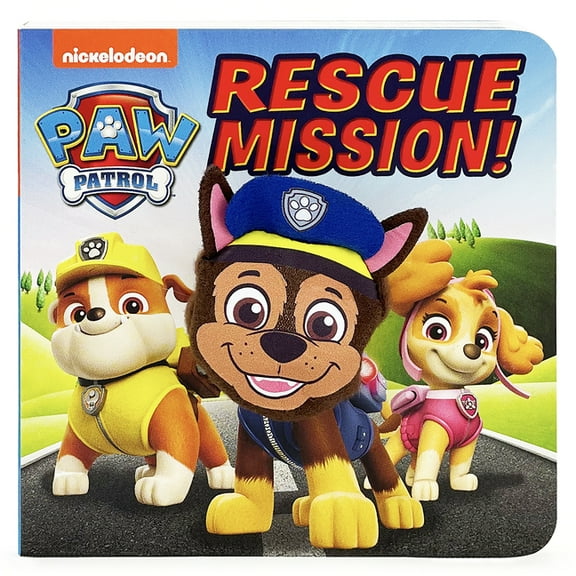Paw Patrol Rescue Mission! Puppet Book, (Board Book)