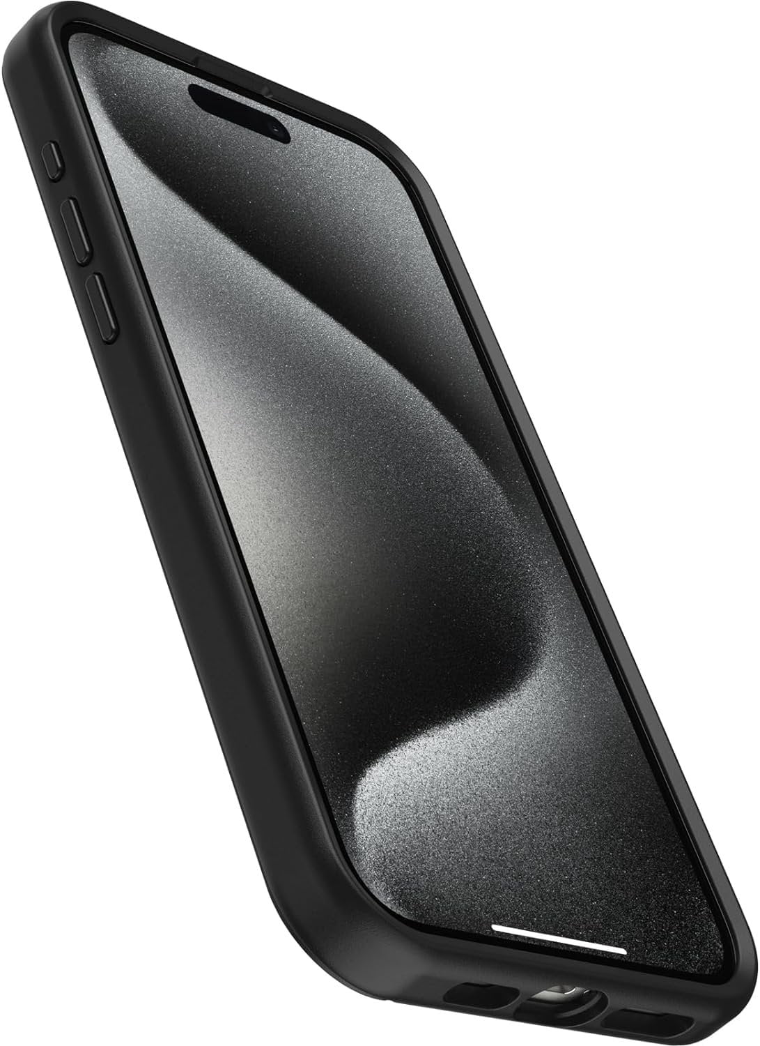 OtterBox iPhone 15 Pro Max Only - Symmetry Series Case - Black - Ultra-Sleek - Wireless Charging Compatible - Raised Edges Protect Camera & Screen - Non-Retail Packaging