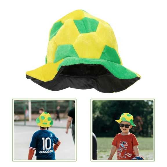 GOOHOCHY  Competition Hat Prop Decor Decorative Soccer Football Hats Kids Child