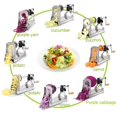 thumbnail image 3 of Cortador de verduras en espiral WellToBe, 6 hojas, acero inoxidable, 3 of 5