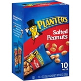PLANTERS Amendoins Salgados, 1 oz. Sacos 48 Pack - Amendoim com Sal PLANTERS Amendoins Salgados, 1 oz. Sacos 48 Pack - Amendoim com Sal