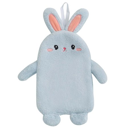

Kafei Hanging Hand Towels | Rabbit Shape Hanging Hand Towels For Bathroom & Kitchen | Ultra Thick Hand Towel With Hanging Loop Cute Coral Fleece Hand Towels