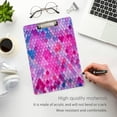 thumbnail image 4 of FMSHPON Mermaid Clipboard Hardboard Wood Nursing Clip Board and Pull for Standard A4 Letter 13x9 inches, 4 of 7