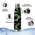 thumbnail image 4 of Camouflage 29oz Stainless Steel Insulated Thermos with Tea Filter, 360° Printed Travel Bottle, Leakproof BPA-Free Flask with Anti-Slip Base, 304 Inner & 201 Outer, Vacuum Cup, 4 of 6