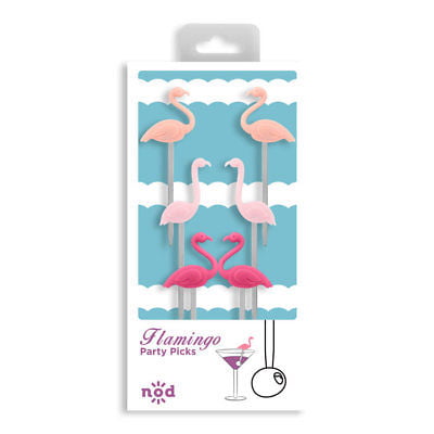 Nod Flamingo Party / Hors d'oeuvre Picks - Set of (Best Party Hors D Oeuvres)