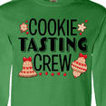 thumbnail image 4 of Inktastic Christmas Cookie Tasting Crew with Holiday Cookies Long Sleeve T-Shirt, 4 of 5