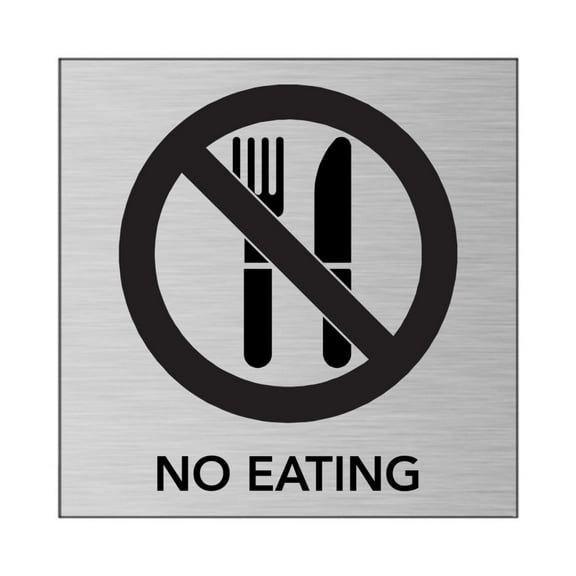 No Eating Signs