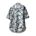 thumbnail image 6 of IROINNID Men's 2 Piece Tropical Leaf Print Outfit Short Sleeve Button Down Shirt and Drawstring Waist Shorts Set Casual Vacation Beachwear Summer Matching Set, 6 of 9