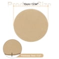thumbnail image 2 of Uxcell 4pcs 4 Inch Wood Circles for Crafts, 0.2 Inch Thick Unfinished Blank Wooden Rounds Slice Cutouts, 2 of 7