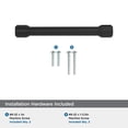 thumbnail image 5 of Amerock Faircrest 5-1/16 inch (128mm) Center-to-Center Matte Black Cabinet Pull, 5 of 7