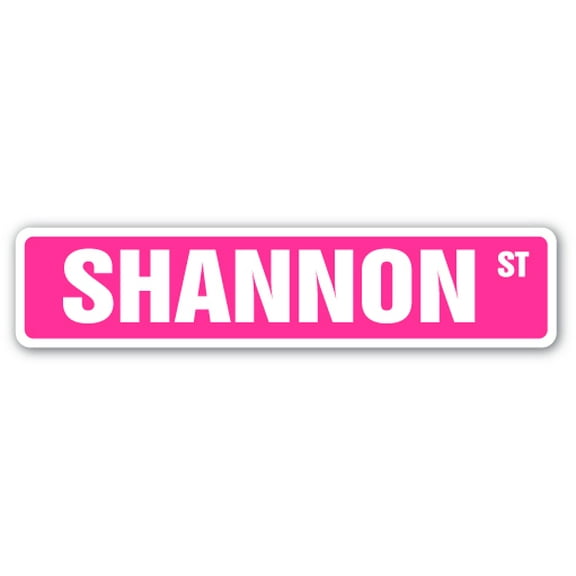 Shannon Street [3 Pack] of Vinyl Decal Stickers |for Laptop Car