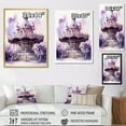 thumbnail image 4 of Designart "violet Ferris Wheel Eternal Carousel II" Cityscapes Wall Decor, 4 of 5