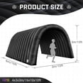 thumbnail image 4 of Túnel Inflable de Entrada Deportiva OZIS 16 pies con Soplador Negro, 4 of 8