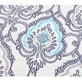 thumbnail image 4 of Hannah Linen Queen Quilt Set - Microfiber 4 Piece Quilt with 1 Shams and 2 Decorative Pillow (Queen, Dark Grey Azita), 4 of 9