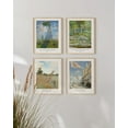 thumbnail image 6 of HAUS AND HUES Claude Monet Artwork Fine Art Paintings Water Lilies Claude Monet Monet Poster Famous Art Prints Famous Paintings Modern Monet Monet Prints Monet Wall Art BEIGE FRAMED (11" x 14"), 6 of 6
