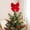 B, variant on Taylonsss Christmas Bow Tree Topper Decoration, Elegant Ribbon Star Crown Holiday Tree, Festive Centerpiece Ornament Party Display, Xmas Home Decor Indoor Tabletop Accent