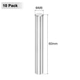 thumbnail image 3 of Uxcell 10-Pack 8 x 60 mm Dowel Pin, 316 stainless steel Support Pin Fastener Elements for Metal Devices [Silver Tone], 3 of 7