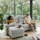 thumbnail image 4 of Sala Esquinera Reclinable Easy Living Dubai Gris Claro, 4 of 7