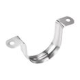 thumbnail image 4 of Uxcell M50 U Shaped Conduit Clamp Saddle Strap Tube Pipe Clip Stainless Steel Silver Tone 5pcs, 4 of 4