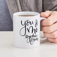 thumbnail image 4 of CafePress - Together Forever - 11 oz Ceramic Mug - Novelty Coffee Tea Cup, 4 of 4