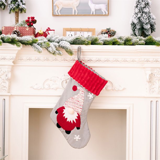Txlixc Medias de Navidad, medias de reno de Santa Claus, artículos de fiesta y regalos para la decoración del hogar Txlixc moda