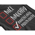 thumbnail image 4 of Christmas Innocent Until Proven Guilty Check Shirt for Men Unisex Men's Tshirt, 3XL, Black, 4 of 6