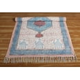 thumbnail image 4 of Casavani Dining Room Natural Cotton Area Rug,Blue 11x11 Ft, 4 of 6