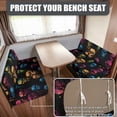 thumbnail image 2 of XYZCANDO Color Skull RV Dinette Cushions Stretchable RV Decor Comfortable Slip Covers for Loveseat Stylish Travel Trailer Accessories Camper Must Haves, 2 of 7