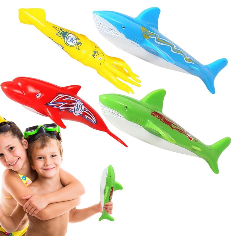 Lucybak Sinking Pool Toys Swimming Fish Octopus Toy Swimming Pool Toys