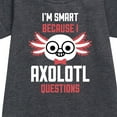 thumbnail image 2 of Instant Message - Smart Axolotl Questions - Toddler And Youth Girls Fleece Dress, 2 of 5