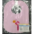 thumbnail image 2 of Carolines Treasures BB8971BIB Pirate Parrot Pink Baby Bib, 2 of 3