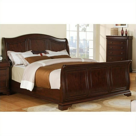 UPC 848853000255 product image for Picket House Furnishings Cameron Sleigh Bed in Cherry-King | upcitemdb.com