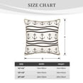 thumbnail image 4 of Zufioo Anchors and Ropes Print Velvet Border Throw Pillow Cover, Zipper Throw Pillow Protector for Cushions Sofa Bedroom Home Decorations-18"x18", 4 of 8