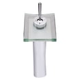 thumbnail image 2 of Miseno ML110-BNC 1.8 GPM Single Hole Waterfall Vessel Bathroom Faucet - Nickel, 2 of 7
