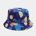 thumbnail image 2 of LinYooLi Womens Bucket Hat Fresh Fruit Pattern Reversible Men Fisherman Hat Teen Unisex Travel Sport Sun Protection Basin Hat, 2 of 8