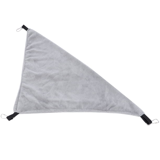 Pequeño Triángulo para Mascotas Cama para Ardilla Hámster Amaca per Hamaca Colgante Sugar Glider Guinea Pig gris ANGGREK Otros