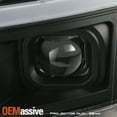 thumbnail image 4 of AKKON - For 2007-2014 Cadillac Escalade [Xenon/HID Model] Black Housing LED DRL Tube Projector Headlight + OE Factory Style Tail Light, 4 of 7