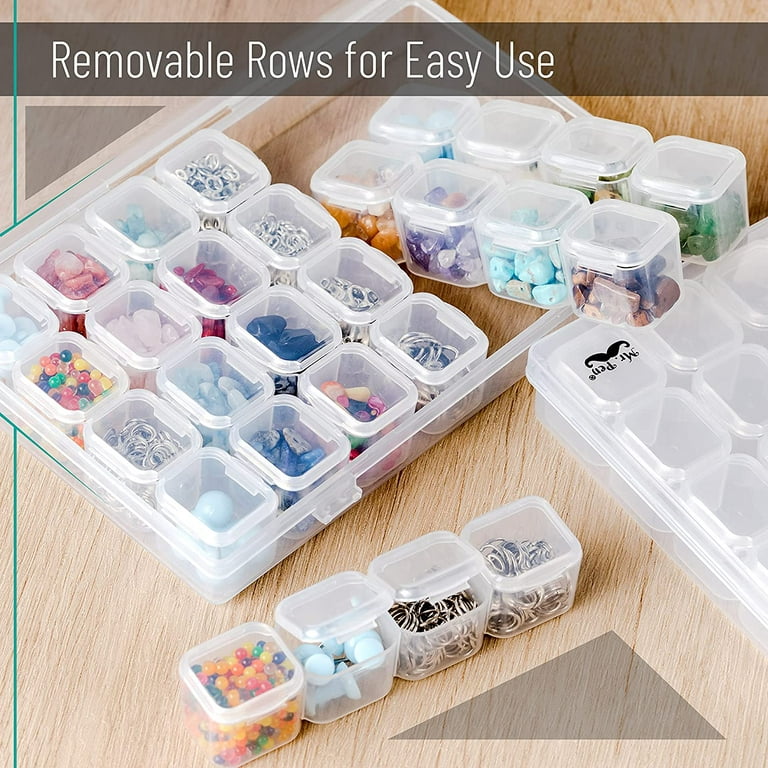 Buy Terokota 3Pack 28 Grids Diamond Art Storage Containers Embroidery  Diamond Painting Box Diamond Beads Drills Organizer Case with 112Pcs  Stickers Online at Lowest Price Ever in India